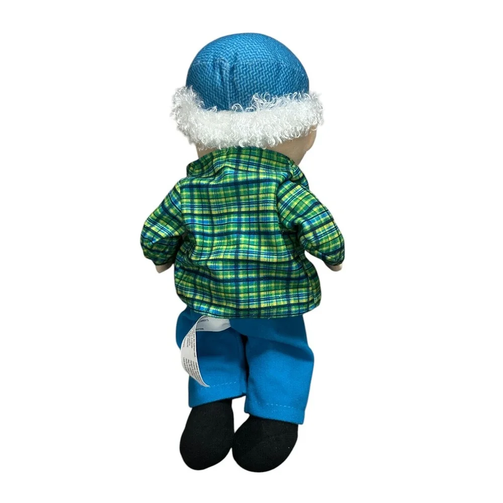 The Mensch on a‎ Bench Ask Papa Talking Jewish Grandfather Doll 12